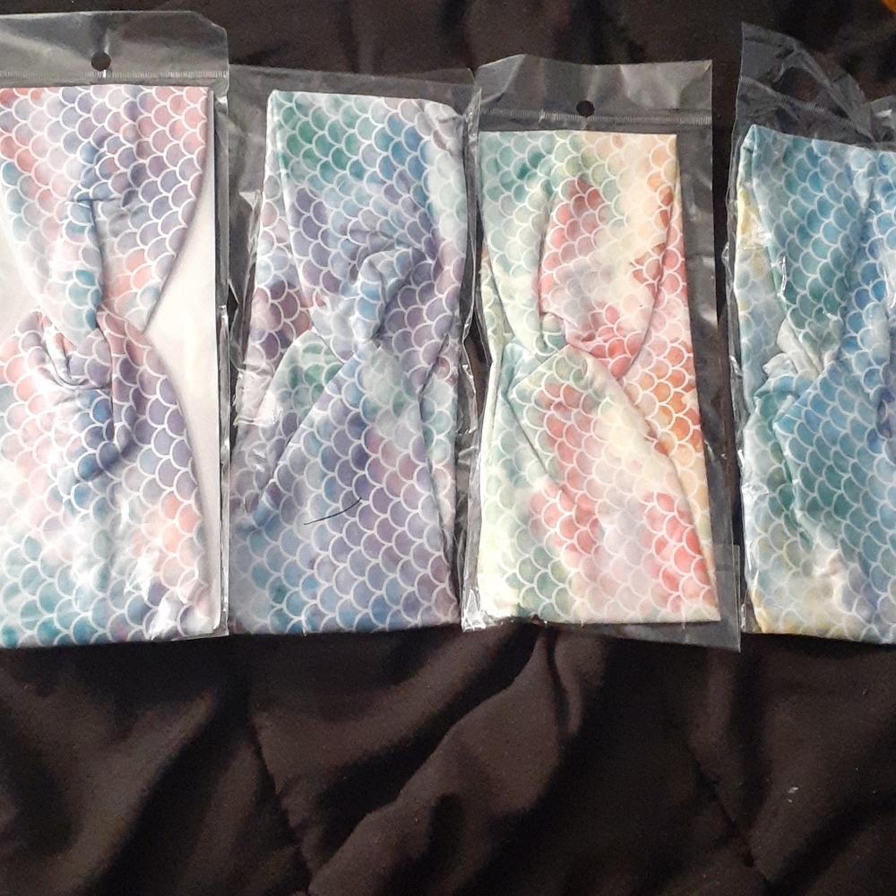 Purple & Blue mermaid headbands